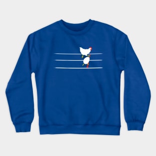 Which Came First? Chicken and the egg saying Crewneck Sweatshirt